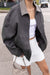 Twill barn jacket in asphalt — main image