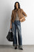 Boucle wool blend collared jacket in malt ball — main image