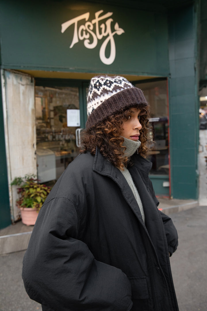 OVERSIZED BARN JACKET in Black — alternate angle