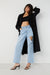 Oversized trench coat in black — main image