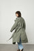 Trench coat in sage — main image