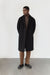 Wool blend coat in black — main image