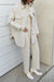 Oversized wool blend shacket in oatmeal — main image