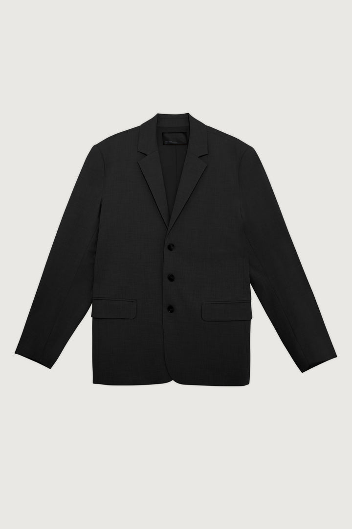 RELAXED FIT BLAZER in Black — alternate angle