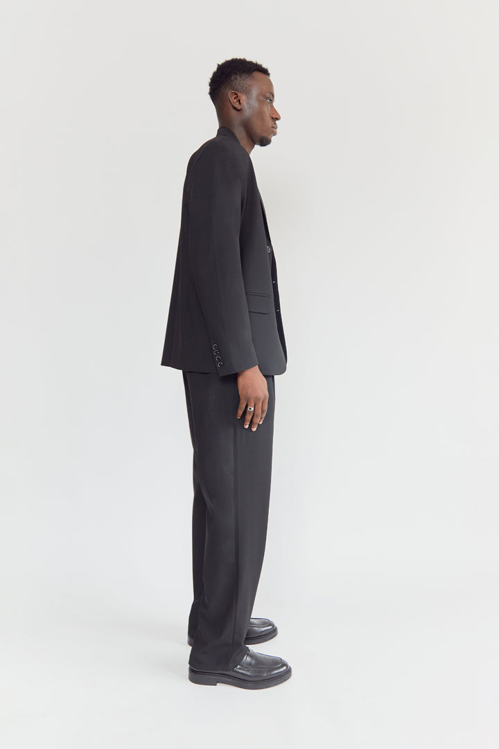 RELAXED FIT BLAZER in Black — alternate angle