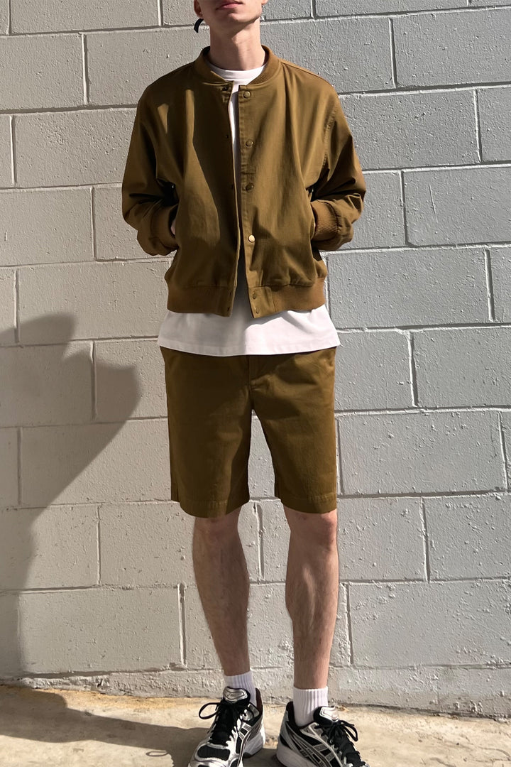 VARSITY JACKET in Butternut — alternate angle