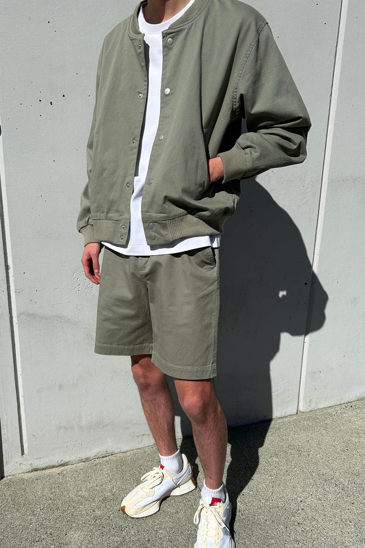 VARSITY JACKET in Shadow — alternate angle