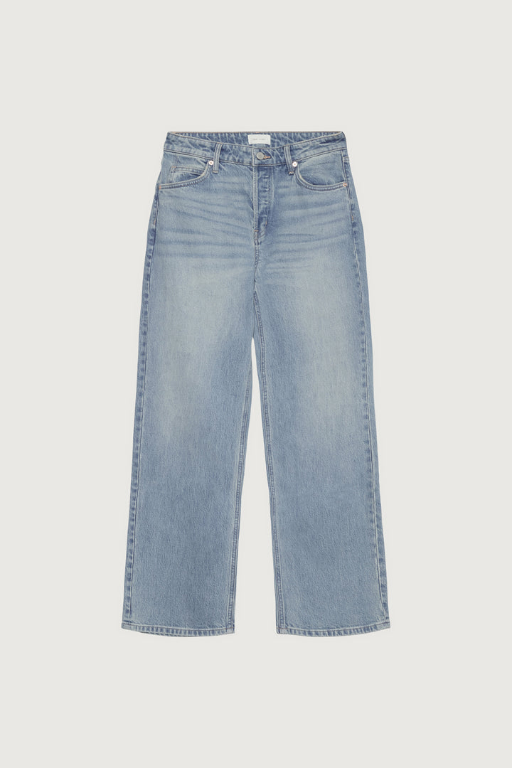 MID-RISE STRAIGHT LEG JEAN in Medium Stone — alternate angle