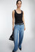 Mid-rise baggy wide leg jean in medium vintage blue — main image