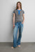 Low rise straight leg jean in medium blue — main image