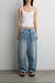 27" curve leg mid rise denim jean in medium wash — main image