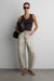 Mid-rise barrel leg jean in grey wash in light grey wash — main image
