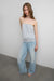 Glitter effect jean in light wash — main image