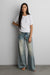 Wide leg jean in light blue — main image