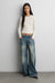 Faded barrel jean in blue — main image