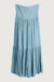 Tube floral midi dress in stone blue floral — main image