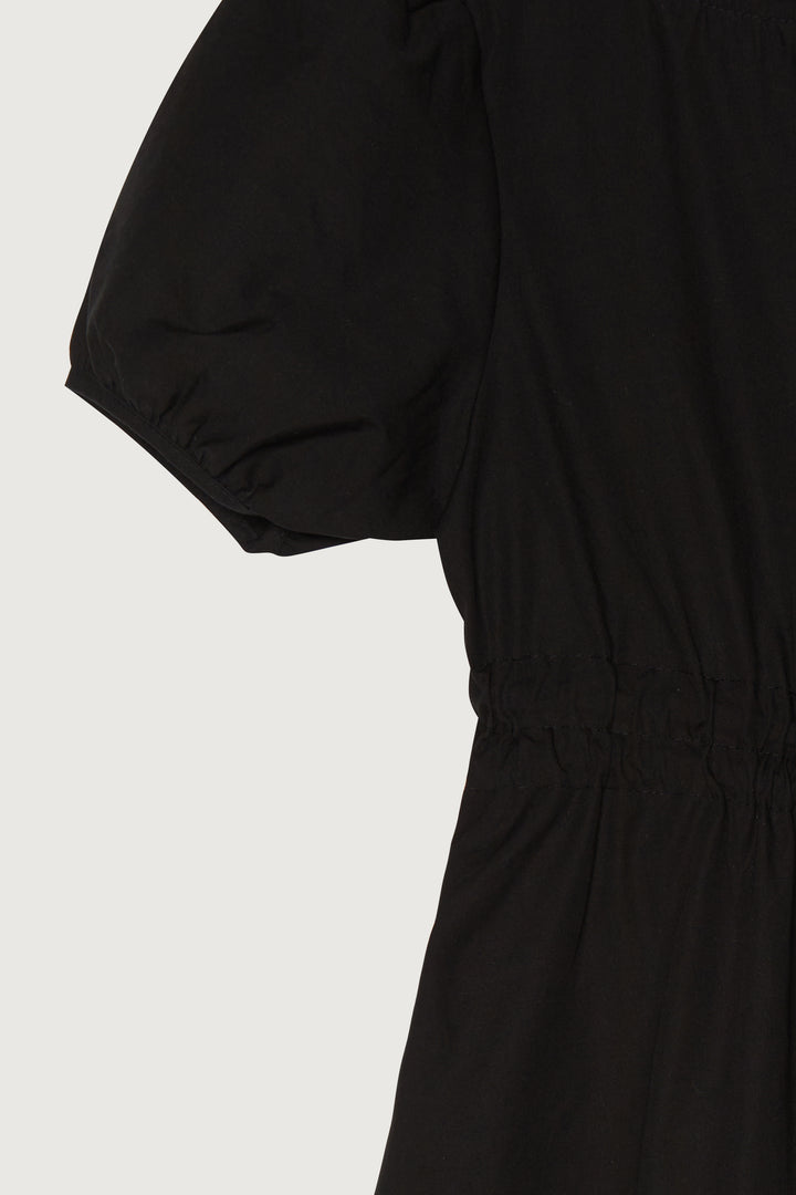 CINCH WAIST MINI DRESS in Black — alternate angle