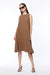 Tank midi dress in brown — main image