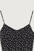 Floral midi dress in black — main image