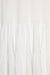 Tiered t-shirt dress in white — main image