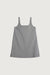 Cotton nylon blend mini dress in steel grey — main image