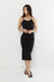 Tank midi dress in black — main image