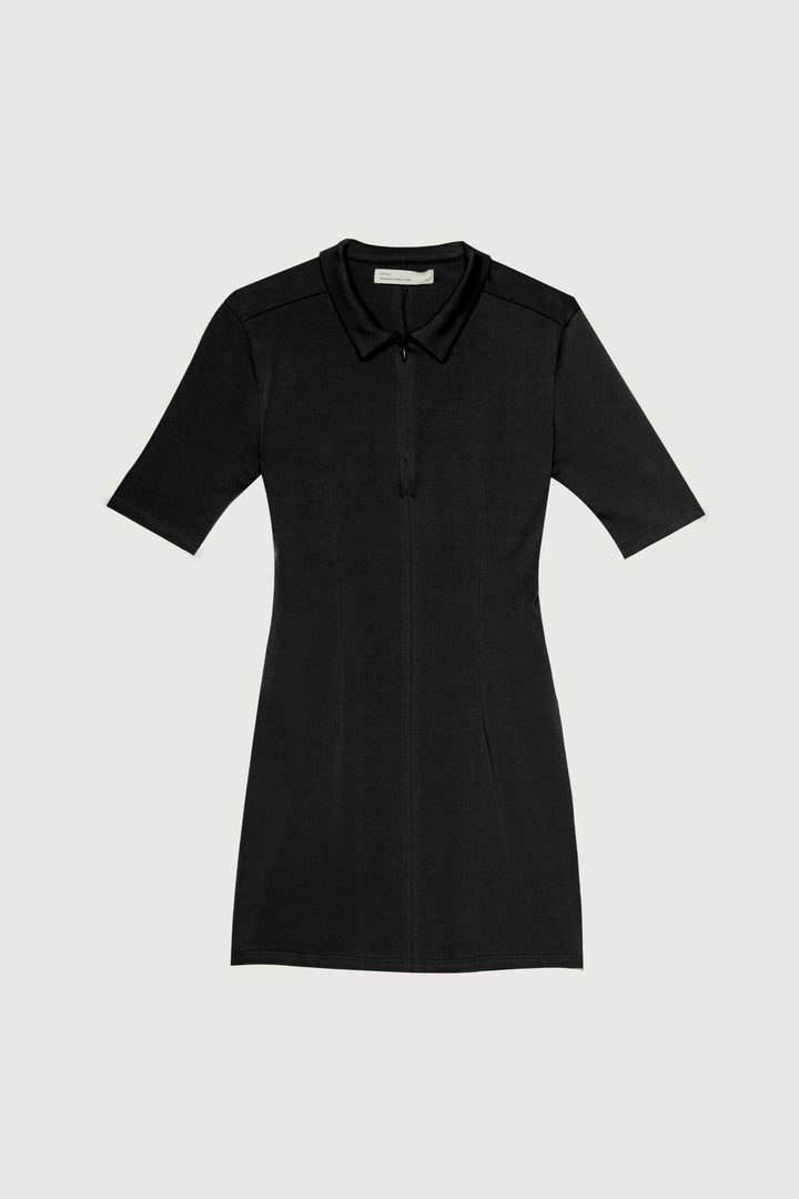 POLO MINI DRESS in Black Beauty — alternate angle