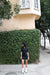 Polo mini dress in black beauty — main image