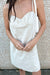 Sweetheart mini dress in pelican — main image