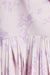 Twist front printed dress in lilac breeze print — main image