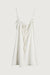 Mini dress with back tie in vanilla ice — main image