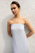Pleated tube dress in grey dawn — main image