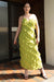 Ruffled maxi dress in pickled pepper — main image