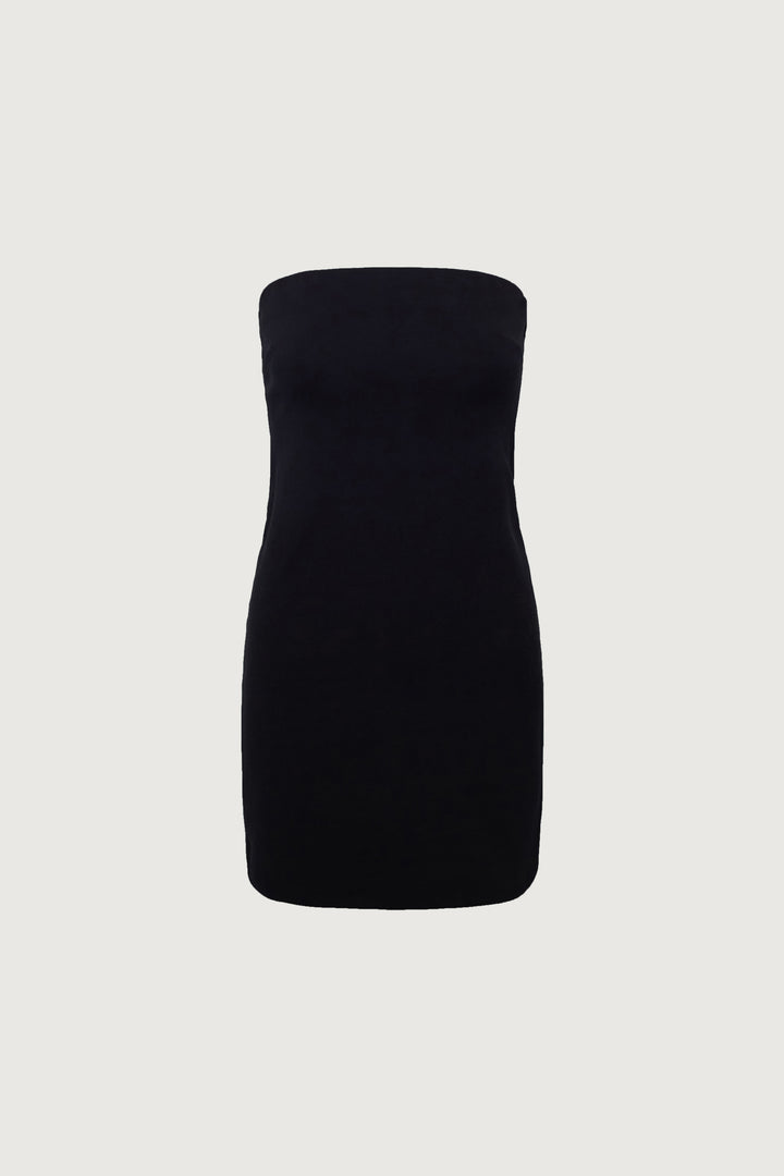 TUBE MINI DRESS in Black — alternate angle