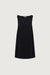 Sleeveless mini dress in black — main image