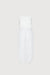 Tank dress with lace skirt in ivory — main image