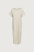 T-shirt dress in cream — main image