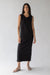 Knit tank maxi dress in cream — image