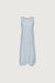 Tank style striped dress in blue — main image