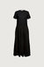 T-shirt maxi dress in black — main image