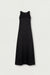 Maxi slip dress in black — main image