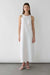 Maxi slip dress in white — main image
