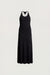 Layered cami maxi dress in black — main image