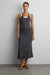 Layered cami maxi dress in charcoal — main image