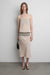 Foldover colour block tube dress in pink — main image
