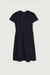 Wrap dress in black — main image