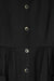 Button up midi dress in black — main image