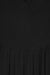 Smocked midi dress in black — main image