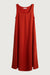 Tank midi dress with pockets in rooibos tea — main image
