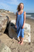 Tank midi dress with pockets in chartreuse — image